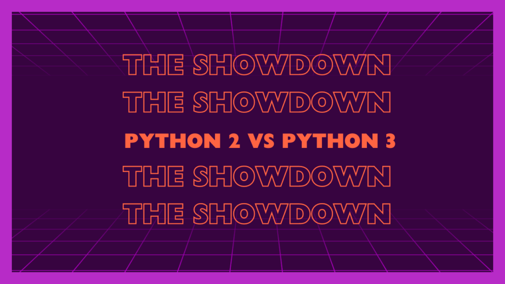 python 2 vs python 3